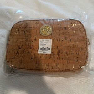 Lilly Pulitzer Elegant Cork and Gold Accent Box